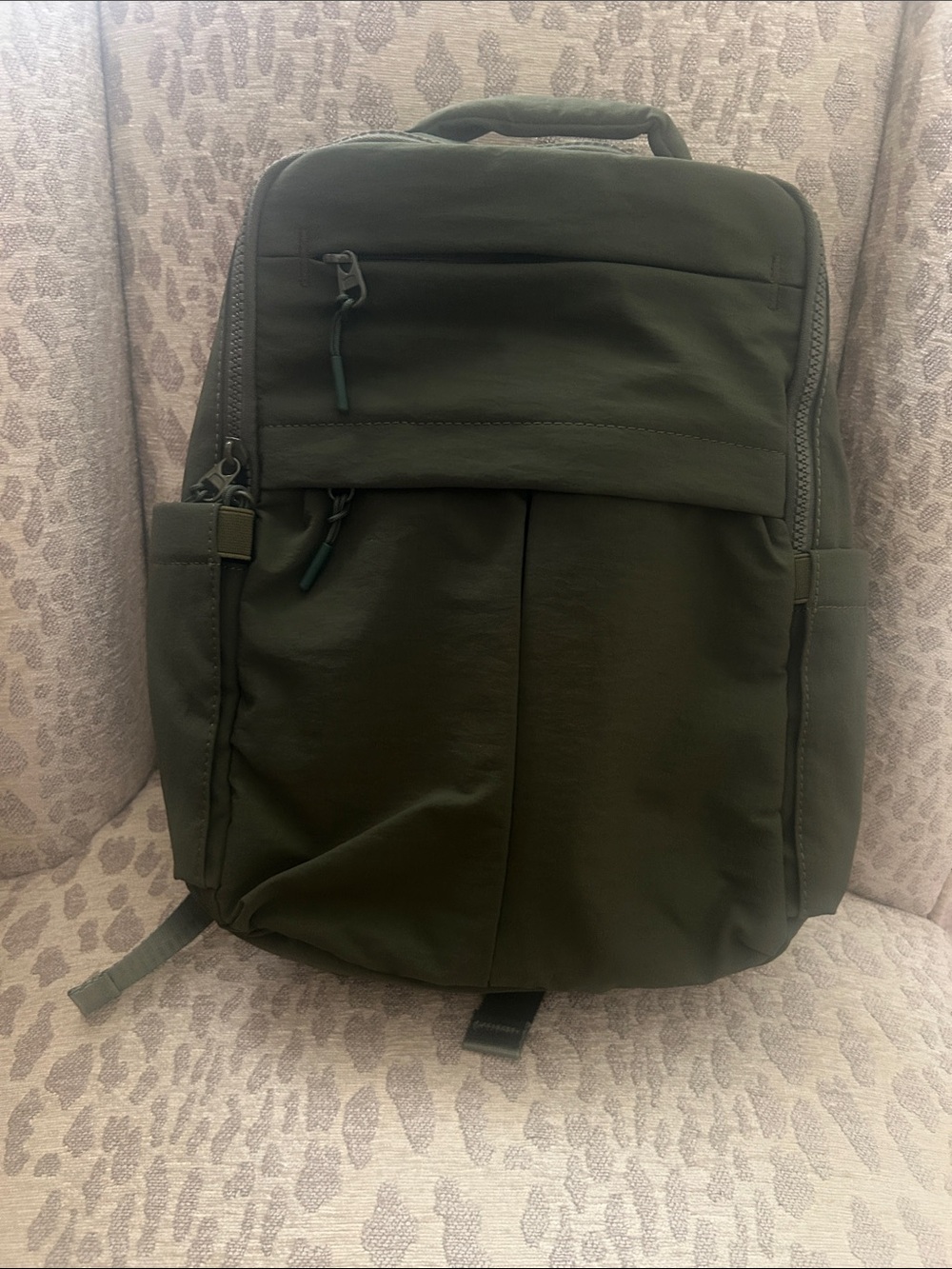 Emmafy Olive Green Backpack - Versatile Everyday Bag
